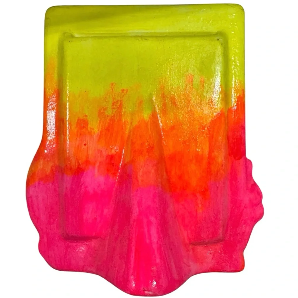 Colorful Cancun Hand Painted Ceramic Picture Frame